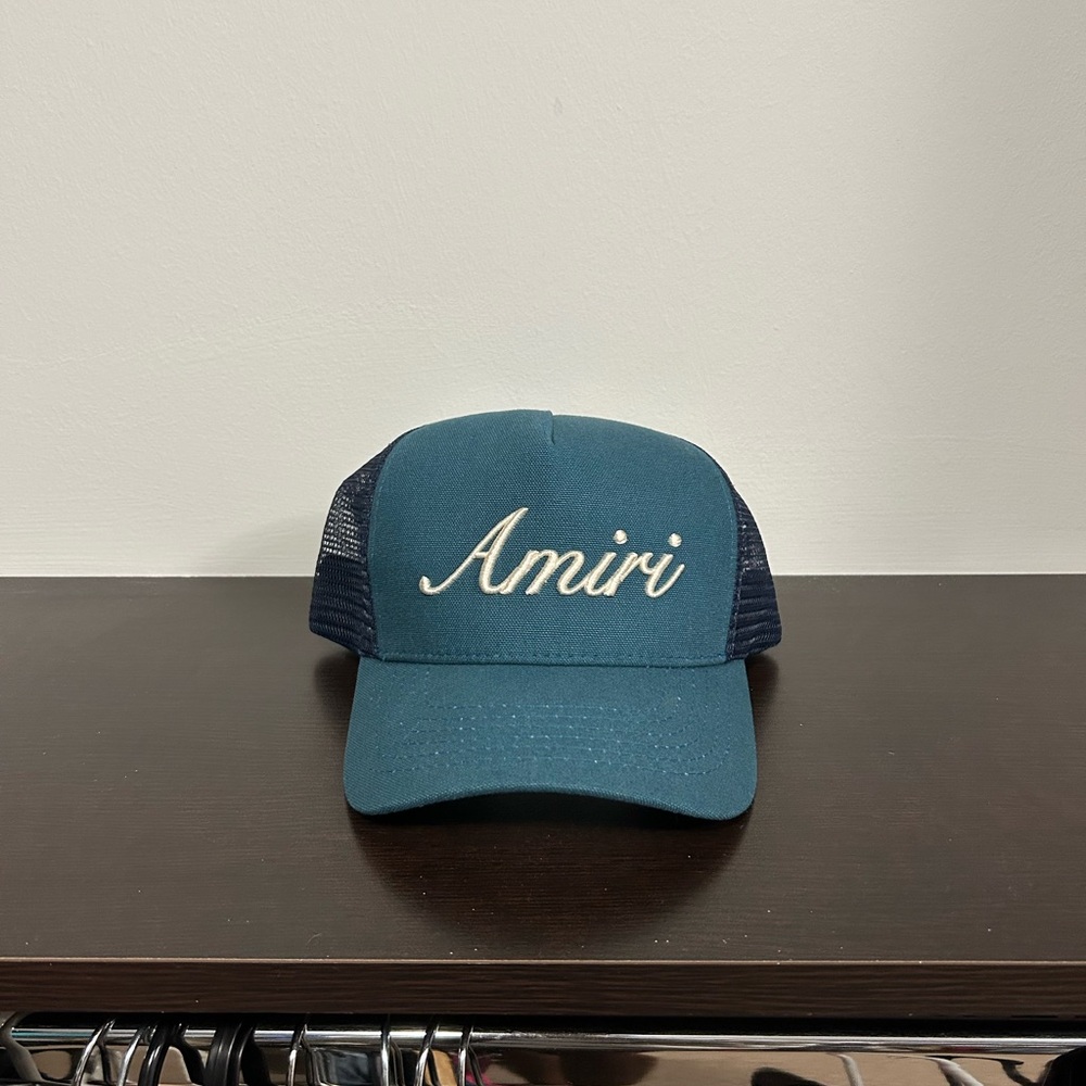 TEAL ‘AMIRI’ HAT